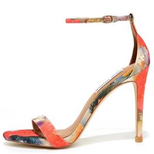 LNIB Steve Madden Stecy Floral Vibrant Multicolor Sandal Heels